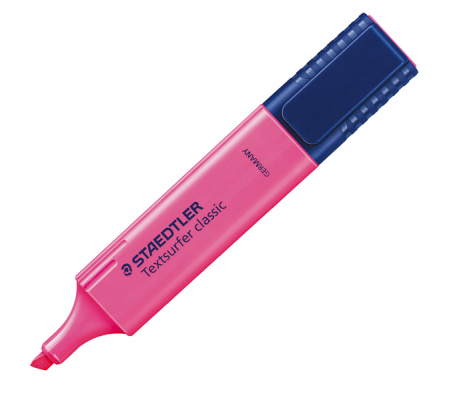 Evidenziatore Textsurfer Classic - punta a scalpello - tratto 1 - 5 mm - fucsia - Staedtler 364-23