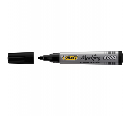 Marcatori permanente Marking a base d'alcool - punta tonda - 1,7 mm - nero - conf. 12 pezzi - Bic 820915