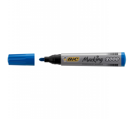 Marcatori permanente Marking a base d'alcool - punta tonda - 1,7 mm - blu - conf. 12 pezzi - Bic 820914