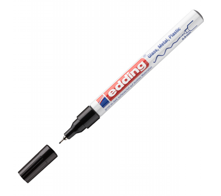 Marcatore 780 a vernice - punta 0,8 mm - nero - Edding 4-780-9-001