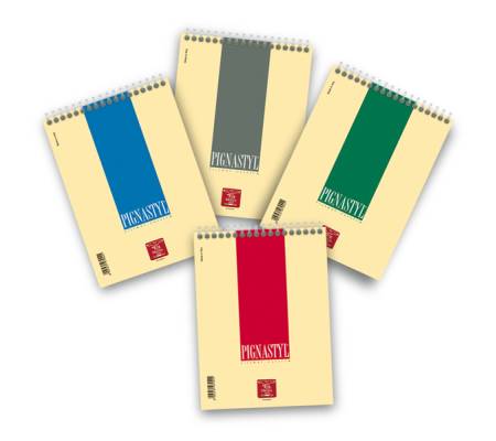 Blocco conf. 10 pezzi - Pignastyl spiralato - 5 mm - A5 - 80 gr - 60 fogli - Pigna - 02156275M - 8005235079458 - DMwebShop