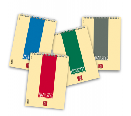 Bloccostyl spiralato - 1 rigo - A4 - 80 gr - 60 fogli - Pigna 02156281R