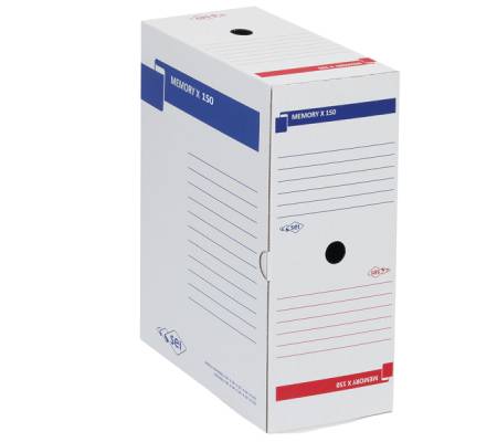 Scatola archivio Memory X150 - 25 x 35 cm - dorso 15 cm - bianco - conf. 10 pezzi - Sei Rota - 673215 - 8004972021928 - DMwebShop