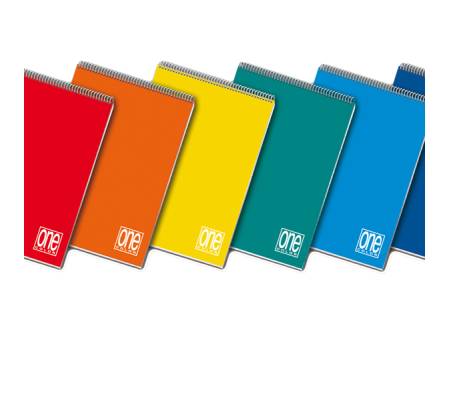 Blocco One Color - A5 - quadretto 5 mm - 60 fogli - 60 gr - spiralato lato corto - conf. 10 pezzi - Blasetti - 1462 - 8007758114623 - DMwebShop