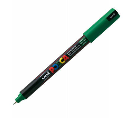 Marcatore a base d'acqua Uni Posca Pen PC1M - punta extra fine - 0,7 mm - verde - Uni Mitsubishi - M PC1MR V - 4902778089811 - DMwebShop