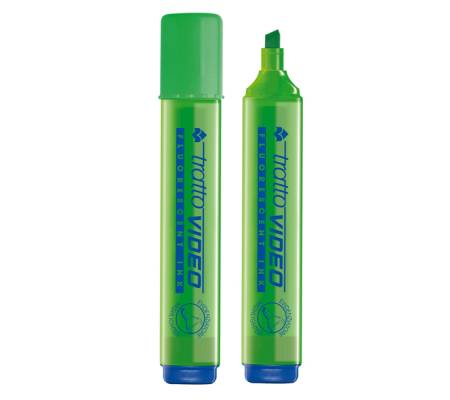 Evidenziatore Video - punta a scalpello - tratto da 1 - 5 mm - verde - conf. 12 pezzi - Tratto - 830202 - 8000825830426 - DMwebShop