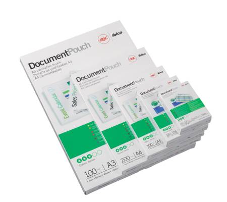 Pouches - government card - 65 x 95 mm - 2 x 125 micron - conf. 100 pezzi - GBC - 3740301 - 33816028623 - DMwebShop