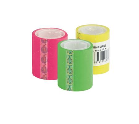 Ricarica nastro adesivo Memograph - 50 mm x 10 mt - giallo - conf. 12 pezzi - Eurocel - 021500652 - 8001814007409 - DMwebShop