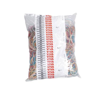 Elastici - gomma - misure assortite - sacco da 1 kg - Viva - A1000 - 8014035000029 - DMwebShop
