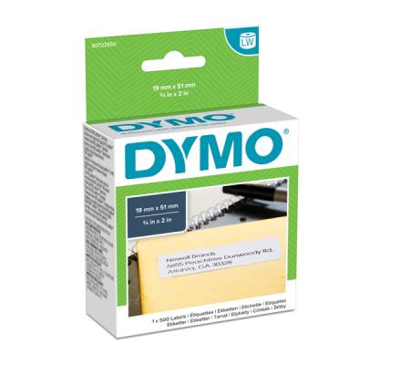 Rotolo 500 etichette LW 113550 - 19 x 51 mm - multiuso rimovibile - bianco - Dymo - S0722550 - 5411313113557 - DMwebShop