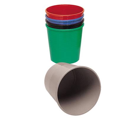 Cestino gettacarte - altezza 32,5 cm - Ø 29,5 cm - 15 lt - rosso - Methodo - X851106 - 8007600504022 - DMwebShop