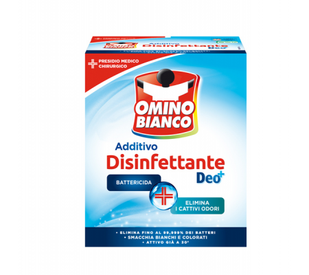 Additivo Omino Bianco disinfettante per tessuti - 450 gr - Omino Bianco - M92341 - 8004060010759 - DMwebShop