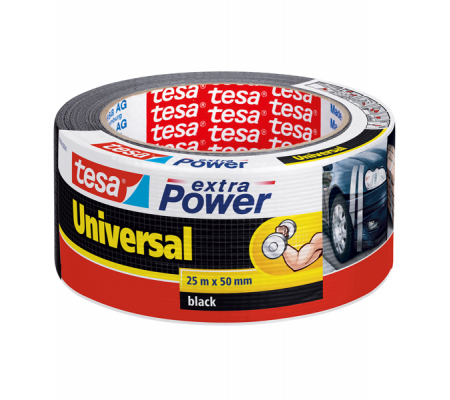 Nastro adesivo Extra Power Universal - 50 mm x 25 mt - nero - Tesa - 56388-00001-08 - 4042448033284 - DMwebShop