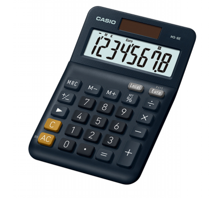 Calcolatrice da tavolo - MS-8E - 31,7 x 103 x 145 mm - 8 cifre - plastica - blu - Casio - MS-8E-W-EP - 4549526609893 - DMwebShop
