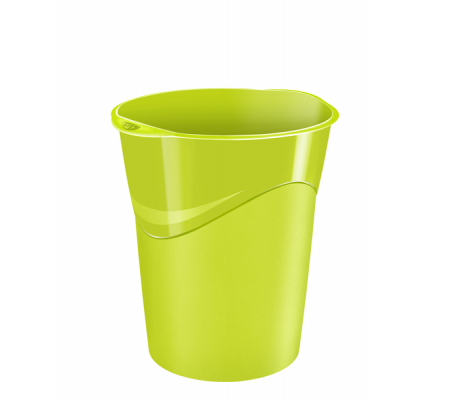 Cestino Gloss - altezza 33,4 cm - Ø 30,5 cm - 14 lt - verde anice - Cep - 1002800301 - DMwebShop