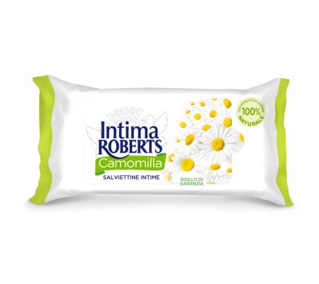 Salviette intime camomilla - conf. 12 pezzi - Neutro Roberts - 7004390 - 8002410033625 - DMwebShop