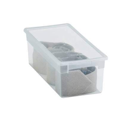 Contenitore multiuso Light Box S - 17,8 x 39,6 x 13,2 cm - 7 lt - plastica - trasparente - Terry - 1001378 - 8005646013782 - DMwebShop