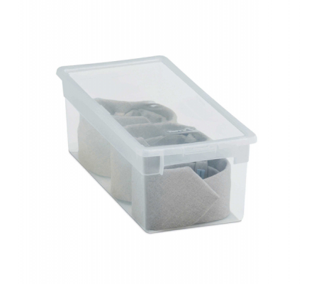 Contenitore multiuso Light Box S - 17,8 x 39,6 x 13,2 cm - 7 lt - plastica - trasparente - Terry - 1001378 - 8005646013782 - DMwebShop