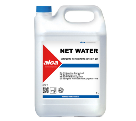 Detergente acido Net Water - tanica da 5 lt - Alca - ALC637 - 8032937572789 - DMwebShop