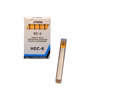 Caricatore HDC8 per Etona EC3 - 210 punti - giallo - conf. 5 pezzi - 034D084802 - 4580107120079 - DMwebShop