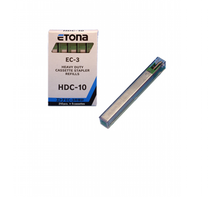 Caricatore HDC10 per Etona EC3 - 210 punti - verde - conf. 5 pezzi - 034D104002 - 4580107120086 - DMwebShop