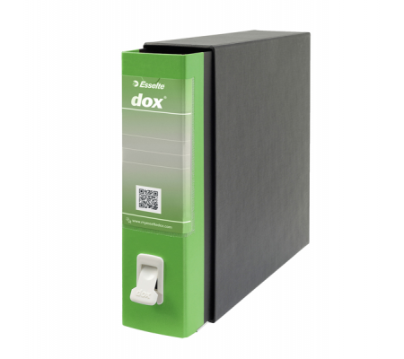 Registratore Dox 2 - dorso 8 cm - protocollo 23 x 34 cm - greenery - Esselte D26226