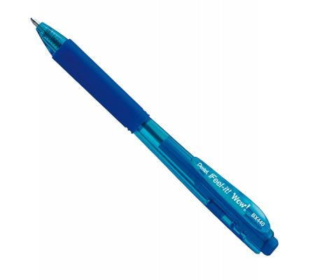 Penna a sfera a scatto Feel It - punta 1 mm - blu - Pentel - BX440-CI - 884851028457 - DMwebShop