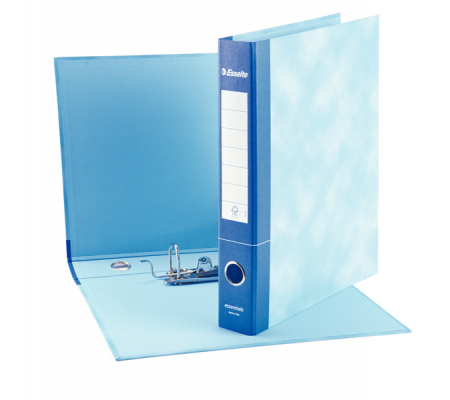 Registratore Essentials G74 - dorso 5 cm - protocollo 23 x 33 cm - blu - Esselte 390774050