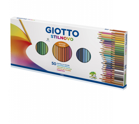 Pastelli Stilnovo - Ø mina 3,3 mm - astuccio 50 pezzi - Giotto - 257300 - 8000825018145 - DMwebShop