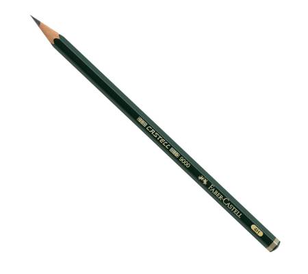 Matita in grafite Castell 9000 - gradazione 4H - esagonale - conf. 12 pezzi - Faber Castell - 119014 - 4005401190141 - DMwebShop