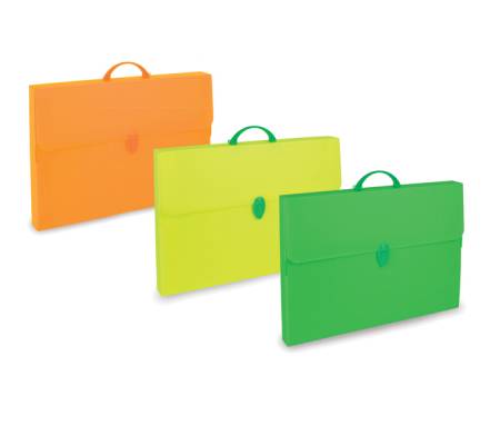 Valigetta Polionda Fluo - 28 x 39 cm - dorso 8 cm - colori assortiti - Balmar 2000 - 100501099 - 8010151600013 - DMwebShop