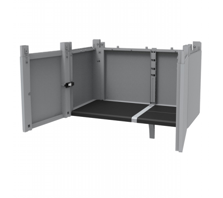 Transforming Extension Kit per armadi Modular - 78 x 43,6 x 41,4 cm - PPL - grigio - Terry 1002907