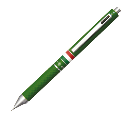 Penna a sfera a scatto multifunzione - fusto verde gommato Italia - Osama - OD 1024ITG/1 V - 8007404224553 - DMwebShop