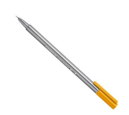 Penna Fineliner triplus - tratto 0,3 mm - ocra - conf. 10 pezzi - Staedtler - 334-16 - 4007817330067 - DMwebShop