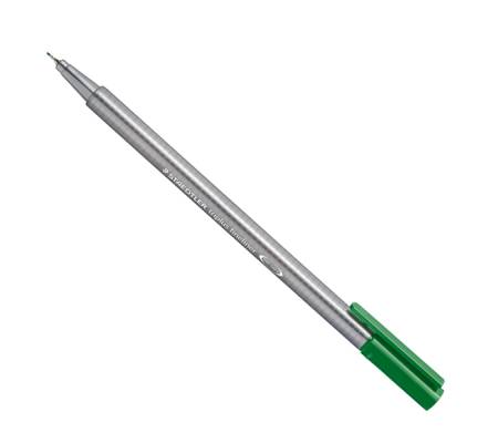 Penna Fineliner triplus - tratto 0,3 mm - verde prato - conf. 10 pezzi - Staedtler - 334-52 - 4007817330098 - DMwebShop