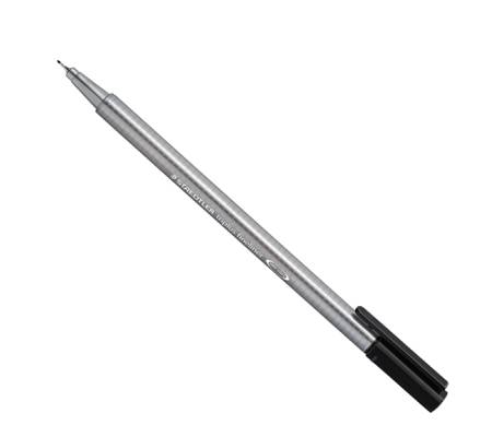Penna Fineliner triplus - tratto 0,3 mm - nero - conf. 10 pezzi - Staedtler - 334-9 - 4007817334089 - DMwebShop