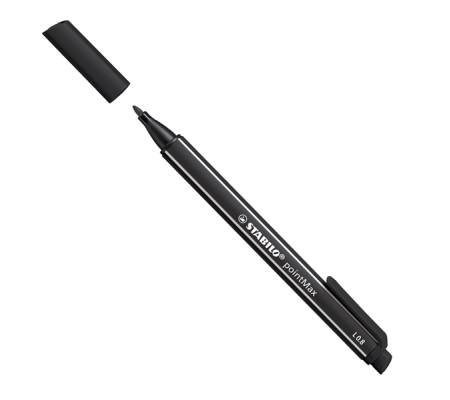 Pennarello PointMax punta feltro - punta 0,8 mm - nero - conf. 10 pezzi - Stabilo - 488/46 - 4006381503419 - DMwebShop