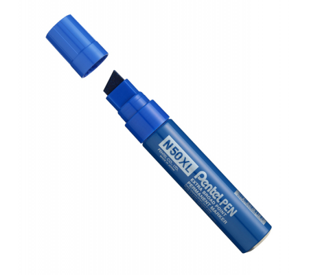 Marcatore permanente N50XL - punta scalpello - blu - Pentel - N50XL-C - 884851030030 - DMwebShop