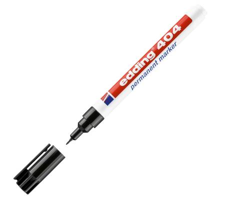 Marcatore permanente 404 - punta extra-fine - 0,75 mm - nero - conf. 10 pezzi - Edding - 4-404001 - 4004764028313 - DMwebShop