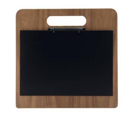 Portamenu' a tagliere con anelli Chopping Board legno di noce - 32 x 24 cm - Securit - MC-WALA4-CH - 8719075285206 - DMwebShop