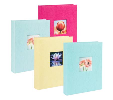 Album portafoto personalizzabile assortiti 24 x 31 cm 30 fogli in cartoncino con velina Lebez 80654 - 11375
