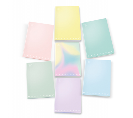 Maxiquaderno Monocromo Pastel - A4 - quadretto 4 mm - 42 fogli - 80 gr - Pigna 02298904M