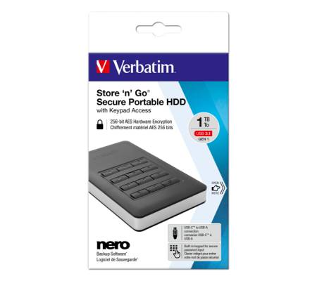 Hard disk - Store 'N'Go Usb 3.1 - 1Tb - Verbatim - 53401 - 23942534013 - DMwebShop