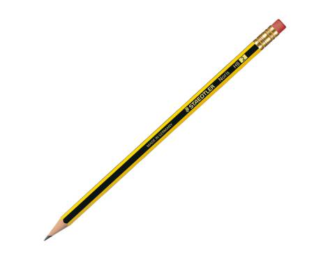 Matita in grafite Noris - gradazione HB - con gommino - conf. 12 pezzi - Staedtler - 122HB - 4007817106365 - DMwebShop