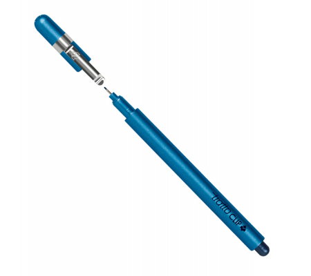 Pennarello clip - 0,3 mm - blu - Tratto 803801