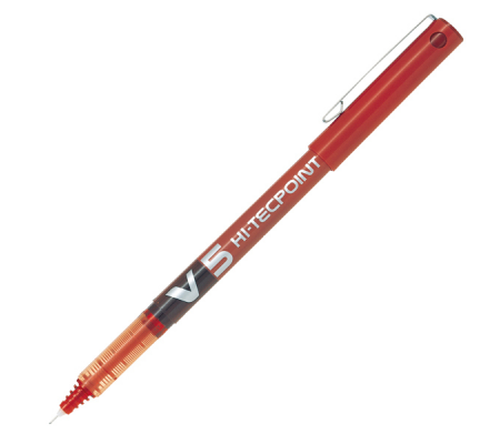 Roller Hi Tecpoint V5 - punta 0,5 mm - rosso - Pilot 011692