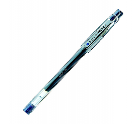 Penna a sfera Gel G Tec C4 - punta 0,4 mm - blu - con cappuccio - Pilot - 011651 - 4902505139338 - DMwebShop