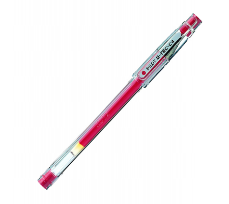 Penna a sfera Gel G Tec C4 - punta 0,4 mm - rosso - con cappuccio - Pilot - 011652 - 4902505139321 - DMwebShop