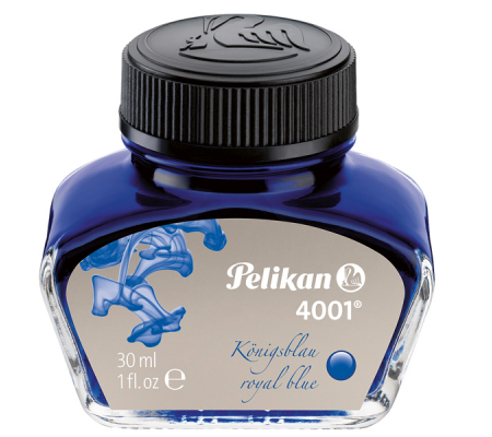 Inchiostro stilografico 4001 - lunghezza 39 mm - blu - 30 ml - Pelikan 301010