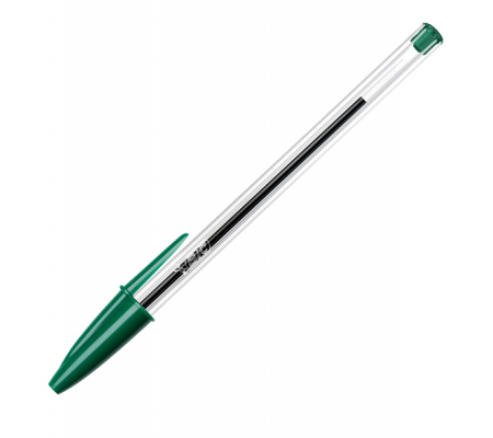 Penna a sfera Cristal - punta media 1 mm - verde - conf. 50 pezzi - Bic - 8373629 - 070330129641 - DMwebShop